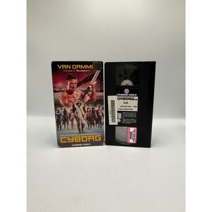 Cyborg VHS 1989 Jean-Claude Van Damme Cannon Video Sci-Fi Action Movie Vintage